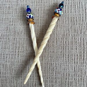 Hand carved Hair Sticks